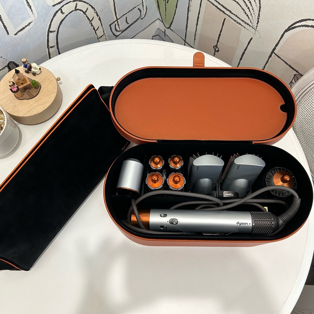 Dyson Hair Tool Set in Black and Orange
